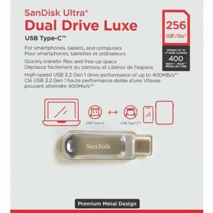 Memoria USB OTG SanDisk Ultra Dual Drive Luxe 256GB USB Tipo-C